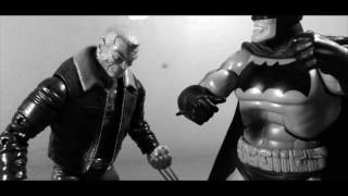 [ NOIR EDITION ] Logan VS Batman STOP MOTION