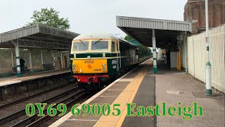 OY69 69005 [Eastleigh] works Eastleigh - Tunbridge light loco