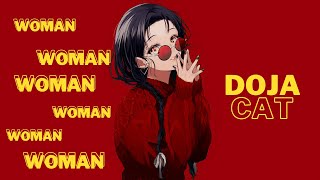 「Nightcore」➼ Doja Cat - Woman (Lyric)♬