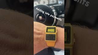 Oldschool calculator watch !!!