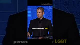 Wentworth Miller strong speech