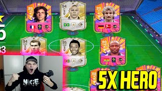 EA FC 25 (FIFA 25): WELTREKORD! 5x HEROS in FULL HERO 121 Rated FUT DRAFT Challenge! Ultimate Team