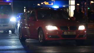 [Verkehrschaos] ELW-Erk. + RTW 1600 + EWA 53-01 auf Einsatzfahrt || Berliner Feuerwehr und Polizei