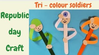 Republic day craft l craft for kids l Republic Day decoration ideas for school activity