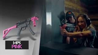 Femme Fatale Pink Gun Package at Machine Guns Vegas