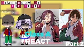 Class A React to Ayanokoji || Part 2 || Eng/Ru