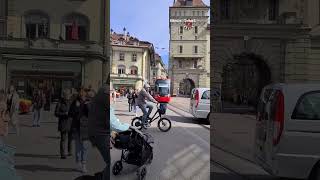 City life in Switzerland.😊🥰 Bärenplatz, Bern, Switzerland #travel #ancient #schweiz