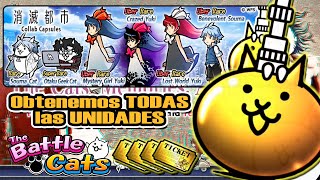 CONSEGUIMOS Y MUTAMOS TODAS las unidades de SHOUMETSU TOSHI | The Battle Cats