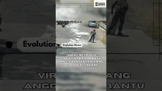 Viral seorang anggota TNI bantu angkat muatan yang jatuh di jalan #news