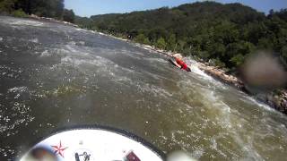 Riverboarding Ocoee River's Olympic Course.  7/2/11