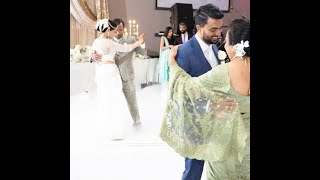 Father Daughter and Mother Son Dance | Because You Loved Me - Celine Dion | Sachin and Haily