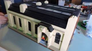 HUGE CUSTOM LEGO TRAIN STATION!