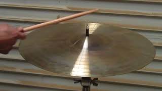 Sonor Super Tyrko 20 Ride Cymbal Demo