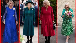 Queen Camilla Beautiful Dresses Style #fashion