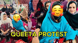 QUETTA PROTEST SARIAB ROAD ￼|| AJJ HUM JA RAHE HAI KARACHI || 😍#balochivlog