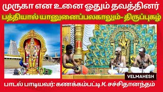 பத்தியால் யானுனைப்பலகாலும் பற்றியே மாதிருப்புகழ்பாடி - திருப்புகழ்