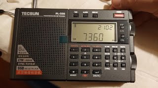 7360 KHz. TSR  Fransızca ve 9460 KHz Türkçe Yayınları Mersin'de Böyle Dinleniyor (09.07.2024)