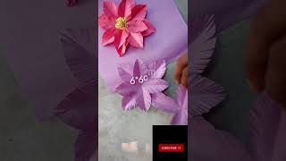 lovely paper flower 🥰 #diy #youtubeshorts #viral #art #shorts