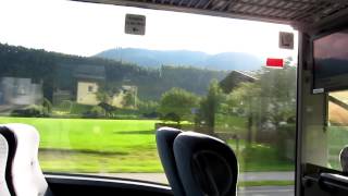 Bus trip :  from Wolfgang Lake to Salzberg