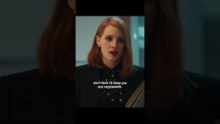 Not in a position to start afresh,chose to remain with the original company. | Miss Sloane #movie