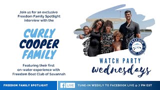 Freedom Social | Watch Party Wednesday | Freedom Family Spotlight with the Curly Cooper Family