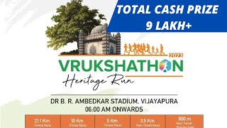 Vrukshathon Heritage Run 2023, Vijaypura