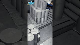 Carbon isostatic graphite block