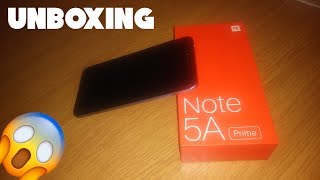 Unboxing Telefonu XIAOMI Redmi Note 5A Prime