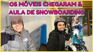 Chegaram os móveis do nosso apartamento, lojas na Holanda e aula de snowboarding #11 | Talita Ramos