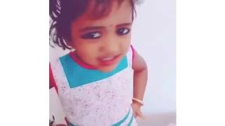 Little girl cute performance