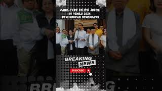 Cawe-Cawe Politik Jokowi di Pemilu 2024, Kemunduran Demokrasi?