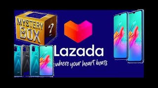 Unboxing misteri box dari (lazada) apakah isi nya wort it.