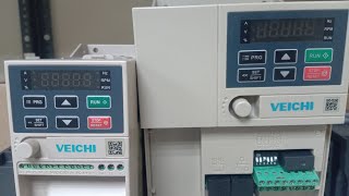 VEICHI VFD TWO WIRE CONNECTION AND PARAMETER SETTING.