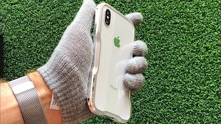 iPhone X/XS LUPHIE Aluminum Metal Bumper Case