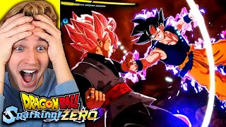 NEW SPARKING ZERO UI SIGN GOKU VS. ROSE GOKU BLACK!! - JackTheBus Reacts