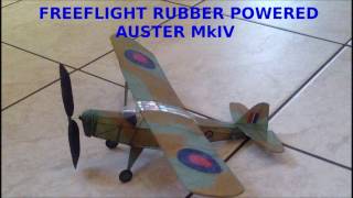 Rubber Powered Free Flight Auster MkIV