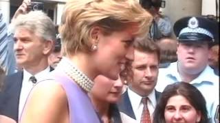 Princess Diana at Darling Harbour Sydney 1996