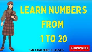 Learn to Write Numbers 1 to 20.