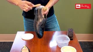 ASMR Shoe Shine, what you can do when Shoes are new to you (Florsheim Imperial)