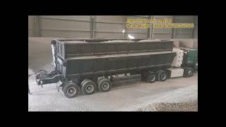 Jianxing side dump trailer testing. #semitrailer #trailer #manufacturer #factory #dumper #tipper