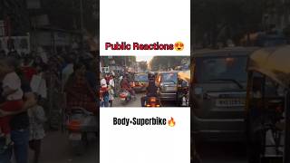 Body + Superbike 😍 Public Reactions😱 #publicreaction