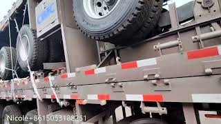 Dropside Semi Trailer Sidewall Trailer Package together Ready to Ship