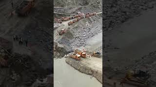 successfully the change of water direction in tunnel side on mahmad dam project