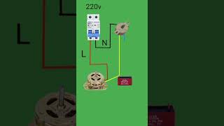 220v motor controls the farward and reverse rotation/ the reverse switch