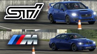 Forza 7 Battle! - Top Gear - 2016 Subaru WRX STI vs 2009 BMW M3 E92 on the Track!