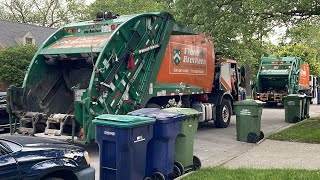 Flood Brothers Tag Team: Battle New Way + LR McNeilus Rear Loader Garbage Trucks