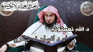 د اللہ نعمتونہ او د انسان نہ شکری