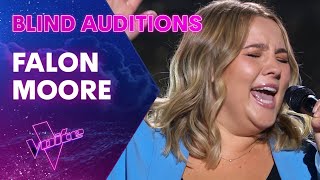 Falon Moore Performs Kelly Clarkson's Piece By Piece | The Blind Auditions | The Voice Australia