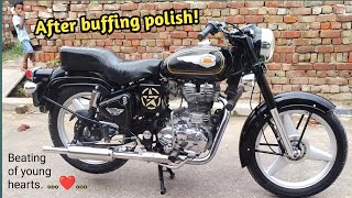 Bullet standard 350 Shine after buffing || Royal Enfield Engine Buffing