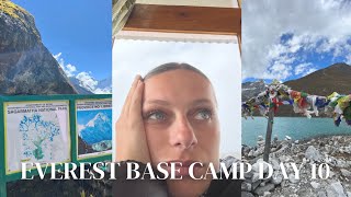 EVEREST BASE CAMP Day 10 🇳🇵🏔️🥾| Machhermo to Goyko Lakes